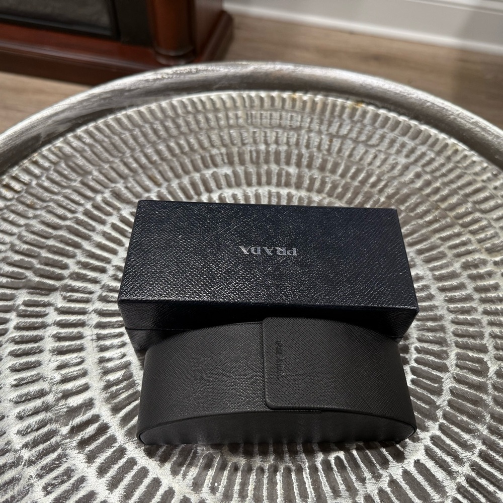 Prada White Sunglasses Case with Box